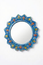 El Yapımı İşlemeli Çini Ayna - Görsel 4