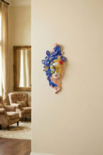 Venedik Maskesi Duvar Süsü – Tavus Kuşu Temalı - Görsel 3