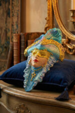 Venedik Maskesi Duvar Süsü – Tavus Kuşu Temalı - Görsel 2