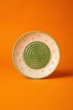 El Yapımı Seramik Rende Tabağı (13 cm) –Sarımsak, Zencefil, Meyve Püresi ve Bebek Maması Hazırlayıcı - Görsel 6