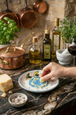 El Yapımı Seramik Rende Tabağı (13 cm) – Sarımsak, Zencefil, Meyve Püresi ve Bebek Maması Hazırlayıcı - Görsel 3