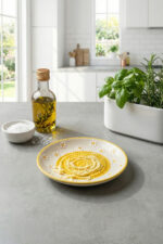 El Yapımı Seramik Rende Tabağı (13 cm) – Sarımsak, Zencefil, Meyve Püresi ve Bebek Maması Hazırlayıcı - Görsel 3