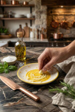 El Yapımı Seramik Rende Tabağı (13 cm) – Sarımsak, Zencefil, Meyve Püresi ve Bebek Maması Hazırlayıcı - Görsel 4