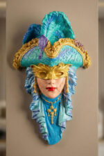 Venedik Maskesi Duvar Süsü – Tavus Kuşu Temalı - Görsel 6