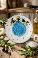 El Yapımı Seramik Rende Tabağı (13 cm) – Sarımsak, Zencefil, Meyve Püresi ve Bebek Maması Hazırlayıcı - Görsel 6