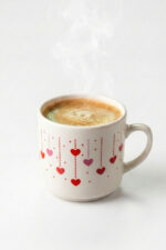 Renkli Kalp Desenli 2'li Kupa Sevgiliye ve Arkadaşa Özel Hediyelik Bardak - Görsel 4