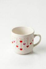 Renkli Kalp Desenli Kupa Sevgiliye ve Arkadaşa Özel Hediyelik Bardak - Görsel 3