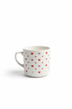 Renkli Kalp Desenli 2'li Kupa Sevgiliye ve Arkadaşa Özel Hediyelik Bardak - Görsel 6